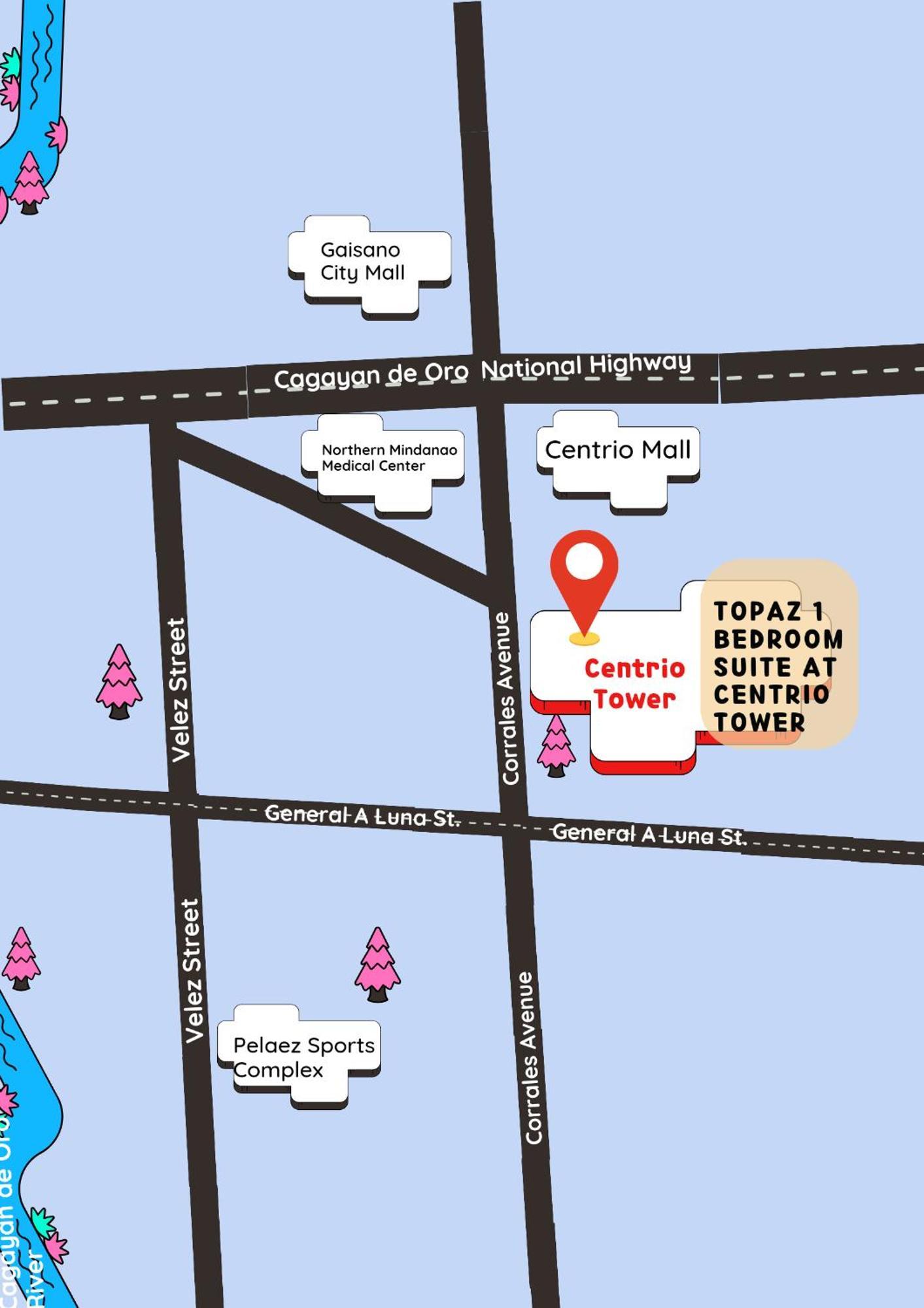 Topaz 1 Bedroom Suite Orochi Staycation Ph At Centrio Towers Cagayan de Oro Exterior foto